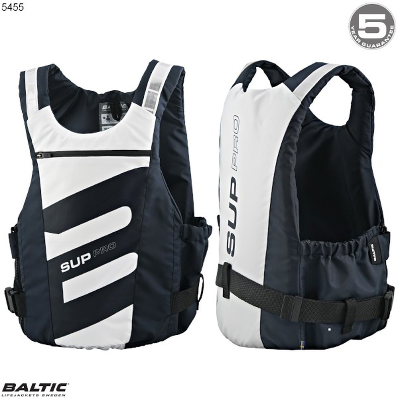 SUP Pro svmmevest Hvid-Navy BALTIC 5455 Str. 50-70