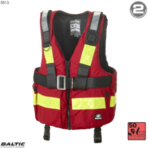 Pilot sejlervest m. sele Rd BALTIC 5513 Str. 50-70