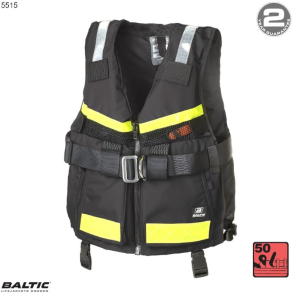SAR sejlervest m. sele Sort BALTIC 5515 Str. 40+