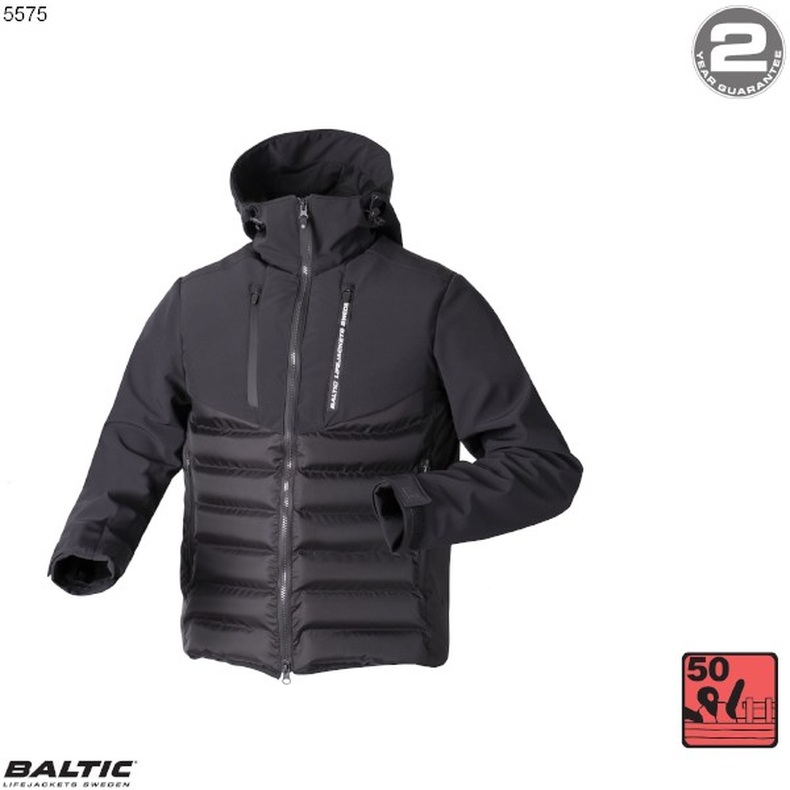 Top Float flydejakke Sort BALTIC 5575 Str. 70-80