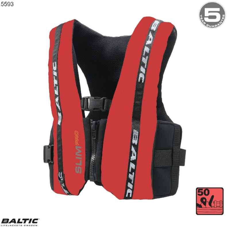 Slim svmmevest Rd BALTIC 5593 Str. 70-90