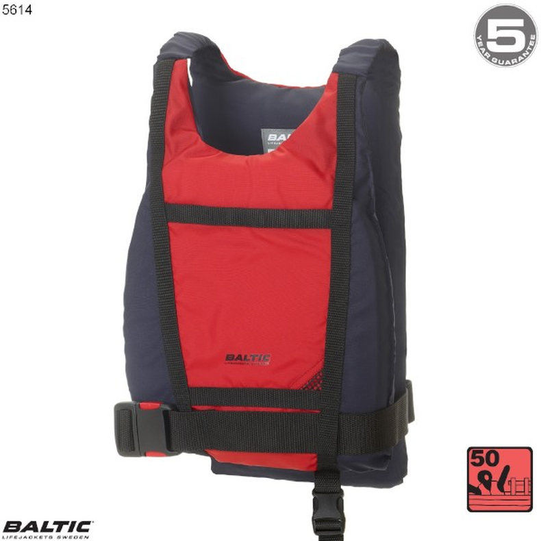 Paddler kano / kajak vest Rød-Navy BALTIC 5614 Str. 30-50