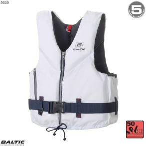 Mariner sejlervest Hvid BALTIC 5639 Str. 50-70