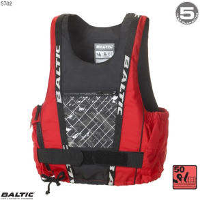 Dinghy Pro Jolle-, Kajak-, SUP vest Rd-Sort BALTIC 5702 Str. 40-50