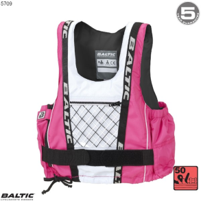 Dinghy Pro Jolle-, Kajak-, SUP vest Rosa-Hvid BALTIC 5709 Str. 40-50