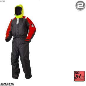 Amarok Flydedragt SORT-Rd BALTIC 5798 Str. 100++
