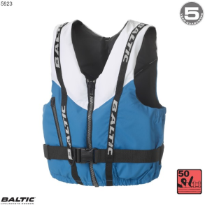Genua Sejlervest Hvid-Turkis BALTIC 5823 Str. 50-70