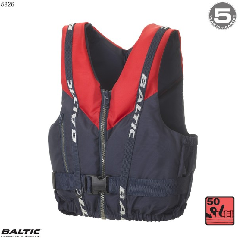Genua Sejlervest Rd-Navy BALTIC 5826 Str. 40-50