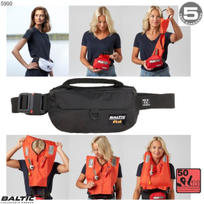 iFloat 50N Softbag manuel SUP vest Sort BALTIC 5990 Str. 40-130
