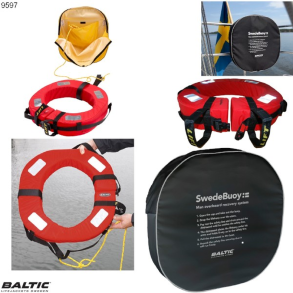 Swedebuoy redningskrans Sort BALTIC 9597 Str. 