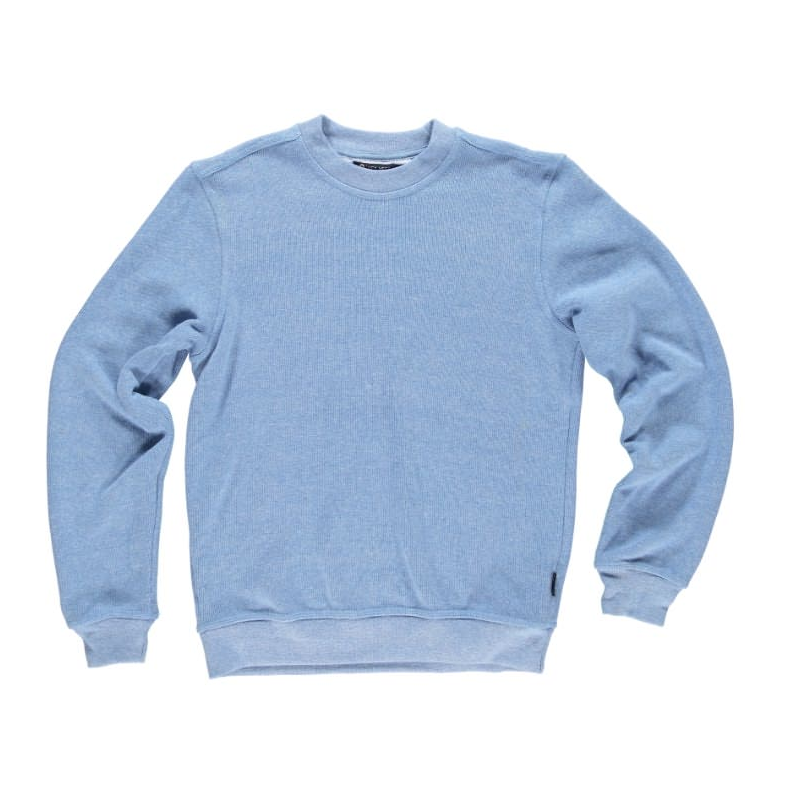 Winston O-Neck  Key West Winston O-Neck Sweat Demin Mellange Str. Xl