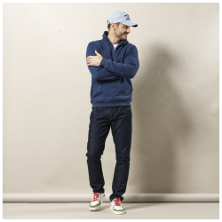 Cromwell Langrmet Sweater med Lynls Indigo str. L