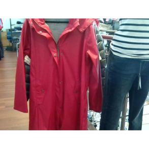 Key West Brooke Solid Coat Key West Red Str. XL