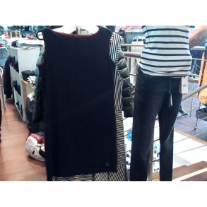 Key West Brittany Solid Dress Key West Navy Str. L