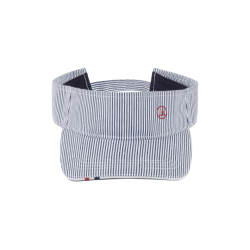 Pier Sun Visor Cap - Pearl-Sr Navy Str. One Size