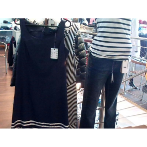 Key West Joan Dress Key West Navy Str. L