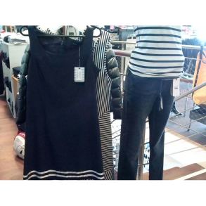 Key West Joan Dress Key West Navy Str. M