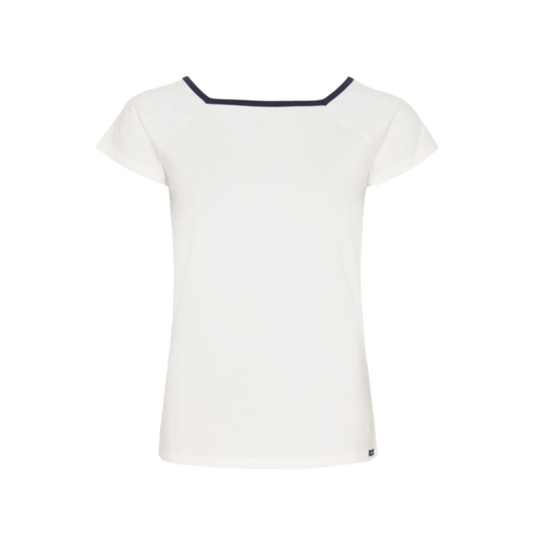Sea Ranch T-Shirt Melanie Solid, Pearl Sea Ranch T-Shirt Melanie Solid, Pearl, Str. Small