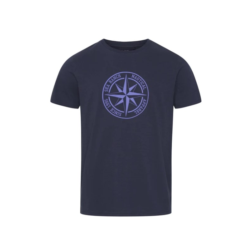 Jake Tee T-shirt, SR Navy, Str. S Jake Tee T-shirt, SR Navy, Str. X-Large