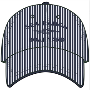 Sea Ranch Hampton Cap, Navy/Hvid, Onesize