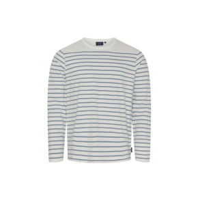 Sea Ranch Paul Long Sleeve Tee, Pearl/Dusty Blue
