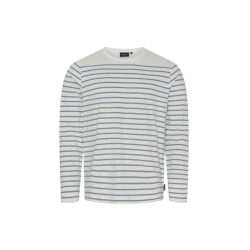 Sea Ranch Paul Long Sleeve Tee, Pearl/Dusty Blue