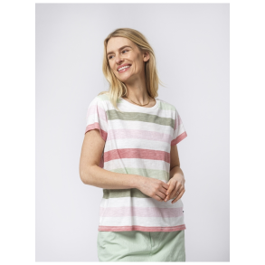 Sea Ranch Trille Short Sleeve Tee 8006 Multistripe Pink Str. L