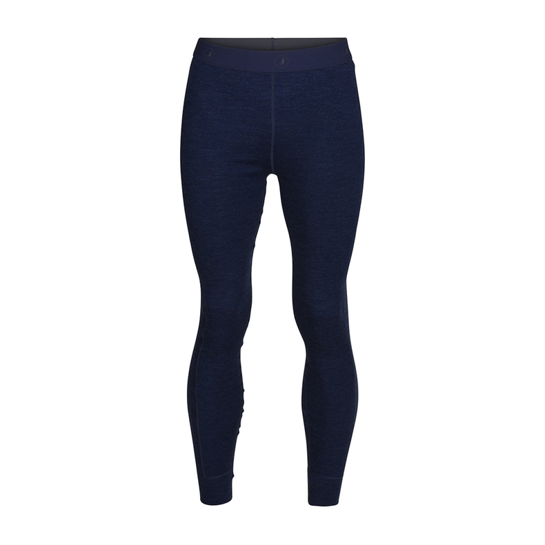 Herre Leggings i Merino Uld - Navy Herre Leggings i Merino Uld - Navy Marle - Str. X-Large
