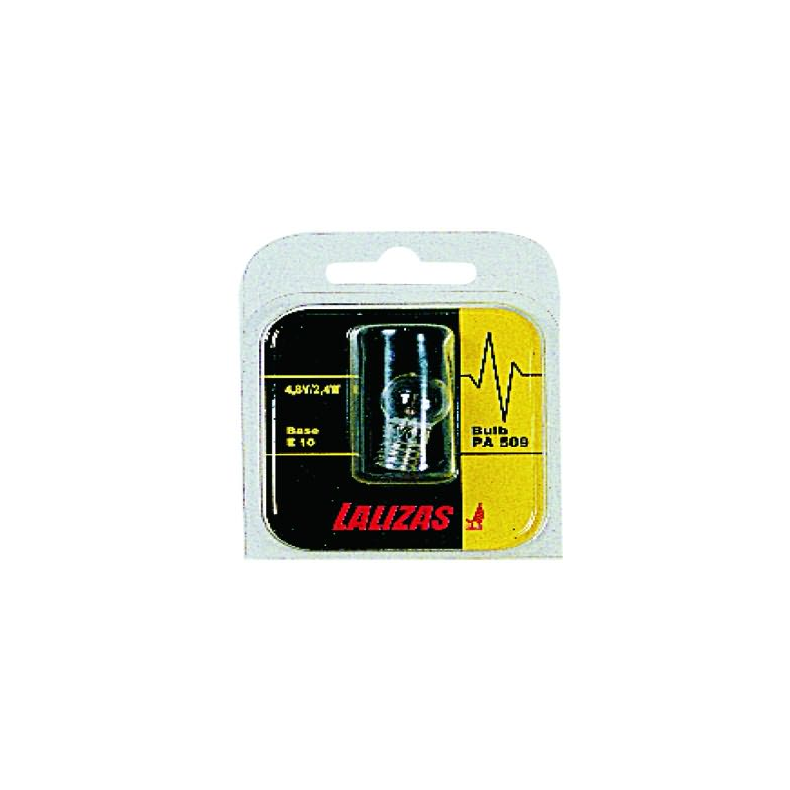 Bulb in blister 6V/3w/0.5A, E-10, C2R, 9X28mm
