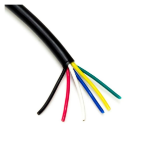 Max Power Kabel fortinnet 6 x 0.5mm2 sort pr meter