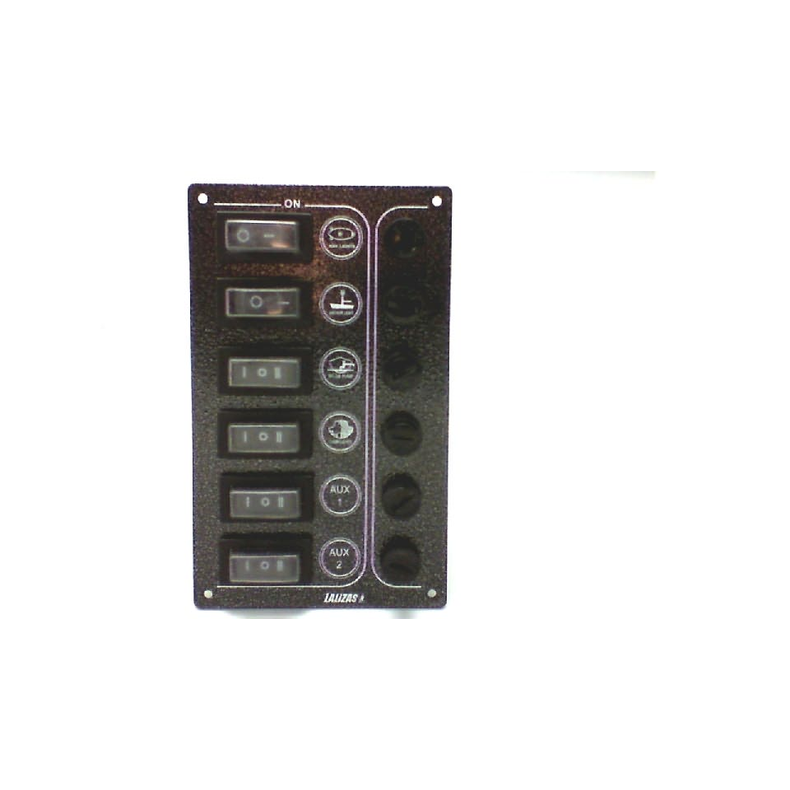 Elpanel Ultra"" Stnktt Inox 316 Charcoal 12/24v  Elpanel ""Sp6 Ultra"", 6 Stnktt, Inox 316, charcoal, 12/24V