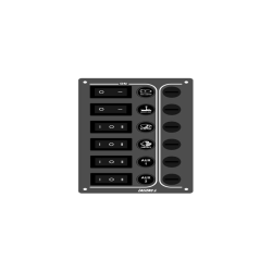 Elpanel Ultra"" Stnktt Inox 316 Charcoal 12/24v 