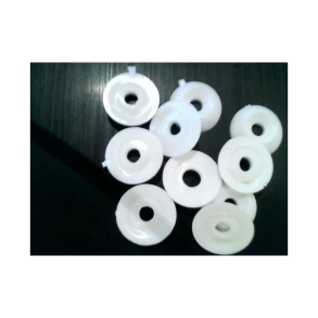 pynteskive plast 3,5mm hvid  10stk