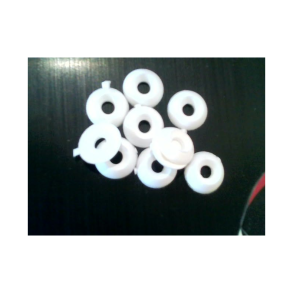 pynteskive plast 4,5mm hvid  10stk