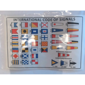 internationale signalflag selvklbende ark 16x12cm