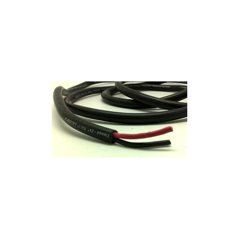 Marine-Elkabel, 2x1,5mm2, Sort, Fortinnet, Dobbeltleder