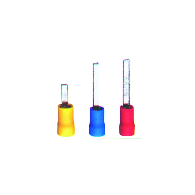 Pin Terminal, red, for 0,25-1,5mm2  wire (40 pcs)