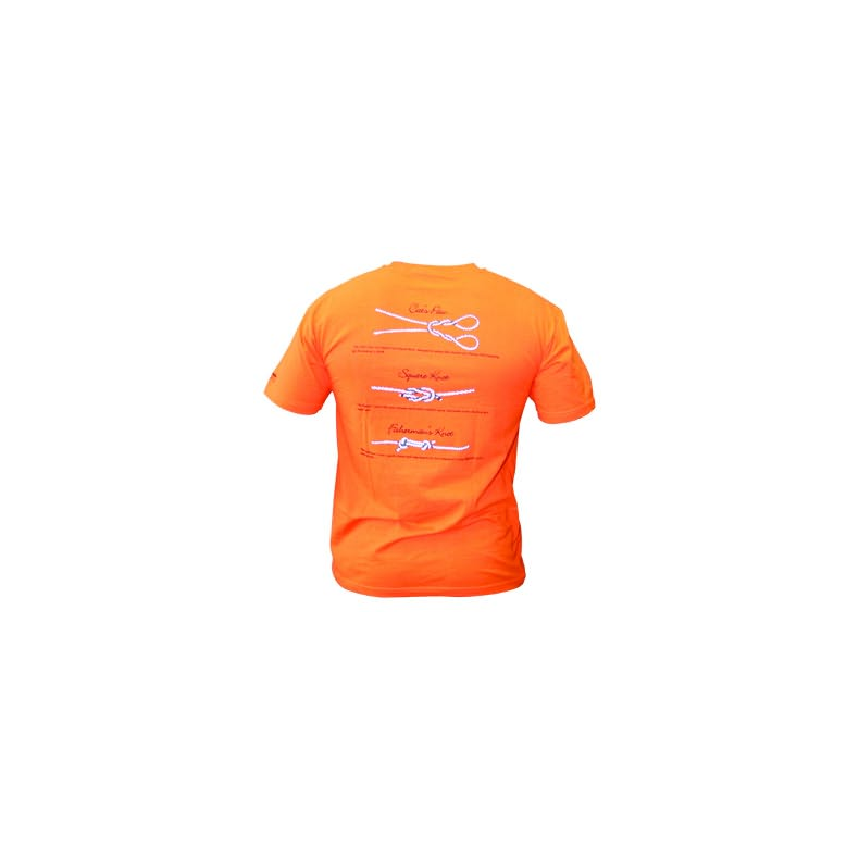 T-shirt,XS Orange, Crewman, ""Knots""