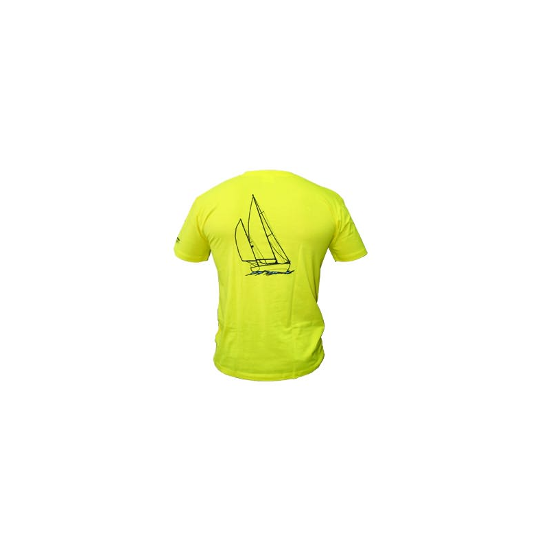 T-shirt, XS, Yellow, Crewman, ""Sailboat""