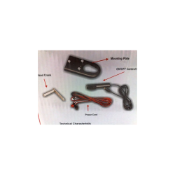 Elspil til trailer, 12V, 2000lb/1000kg