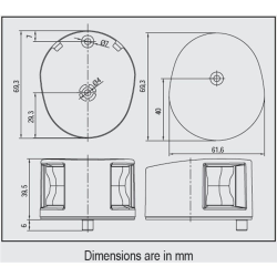 Led lanterner p til 12m,  Lalizas