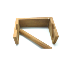 Toiletrulleholder, Teak