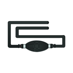 Brndstof slange PVC m/Pumpebold 2m