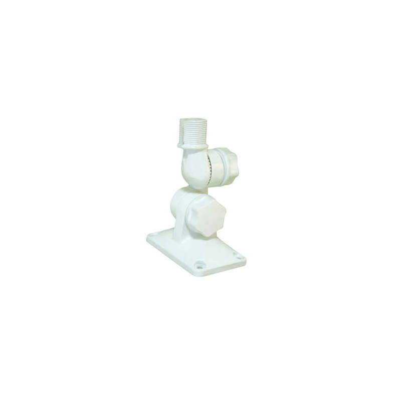 Four way antenna ratchet mount, two knobs
