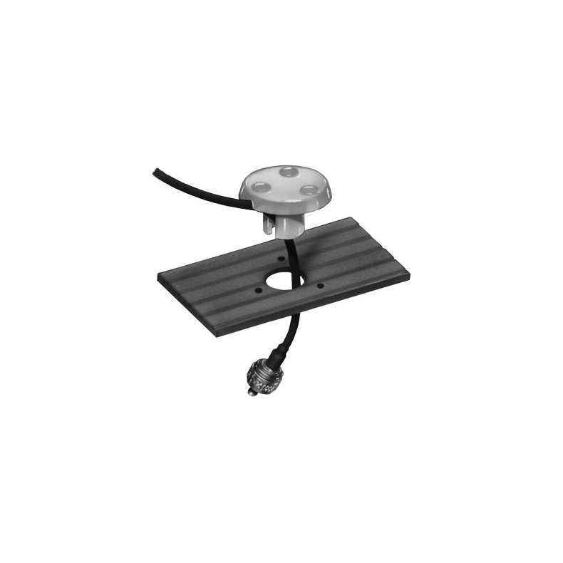 Kabel gennemfring Feed-thru for deck passage of coaxial cables  & connectors (type RG58), nylon