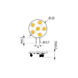S-Led 6 10-30v G4-Side