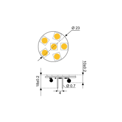 S-Led 6 10-30v G4-Back