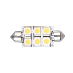 S-Led 6 Festoon 10-30v 42mm