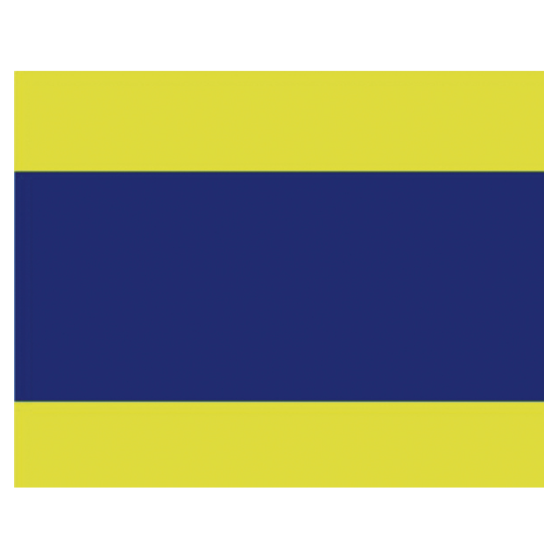 Signalflag A-Z 30x36 Cm Signalflag D 30x36 Cm