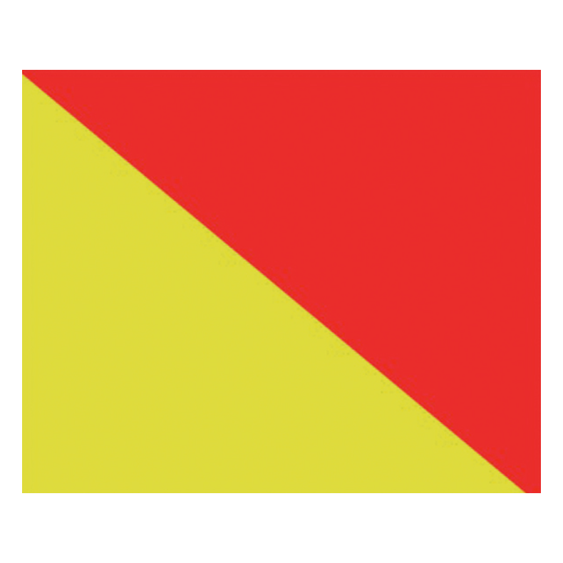 Signalflag A-Z 30x36 Cm Signalflag O 30x36 Cm